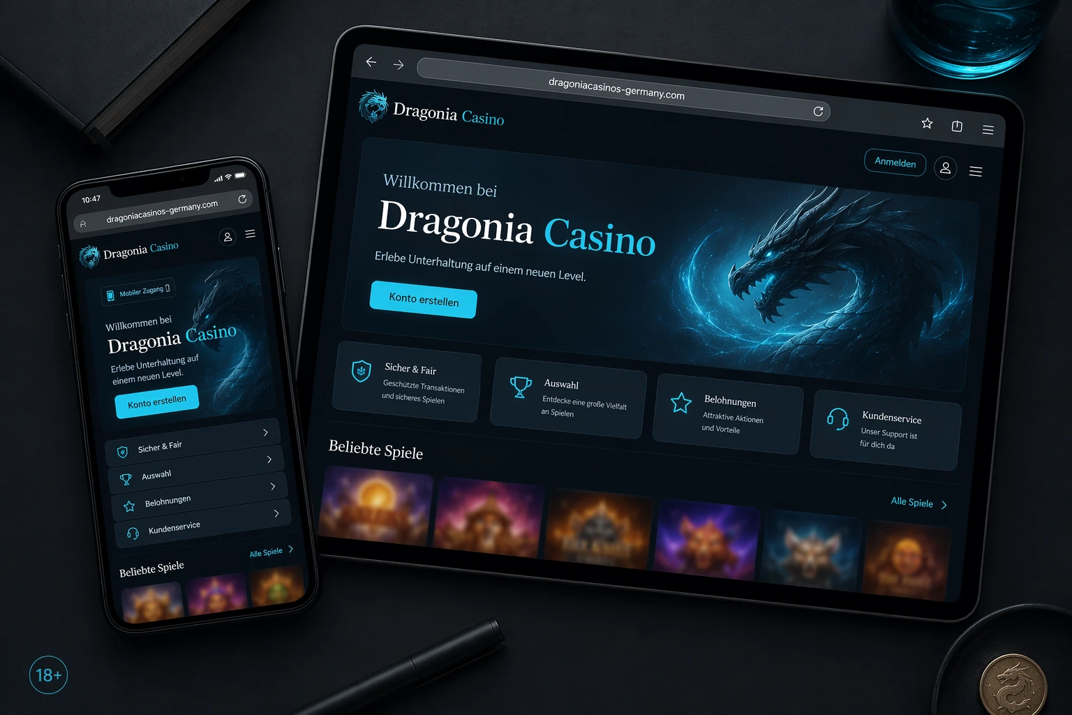Dragonia Casino App als mobiler Zugang im Überblick