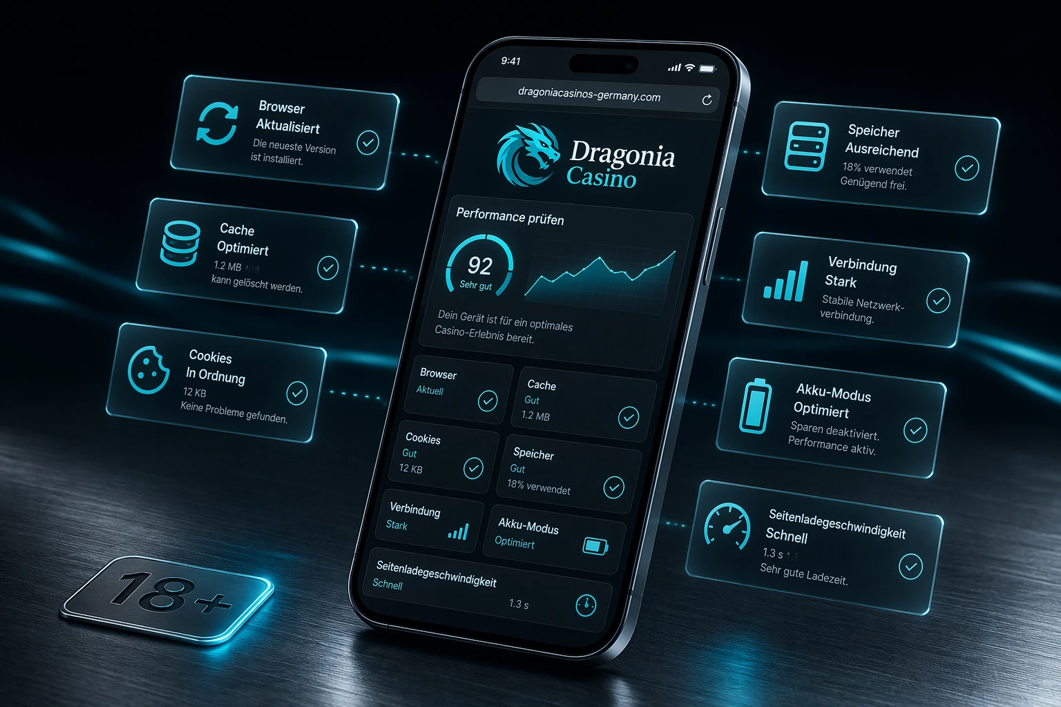 Anwendung einrichten und mobile Performance verbessern