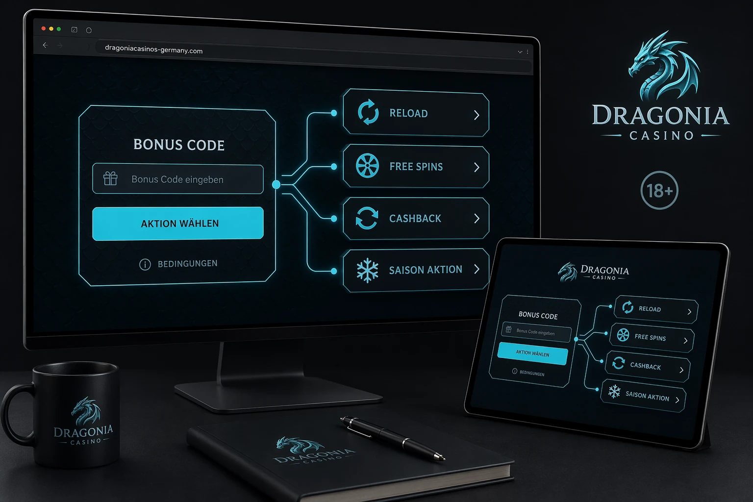 Dragonia Casino Bonus Code und reguläre Aktionen