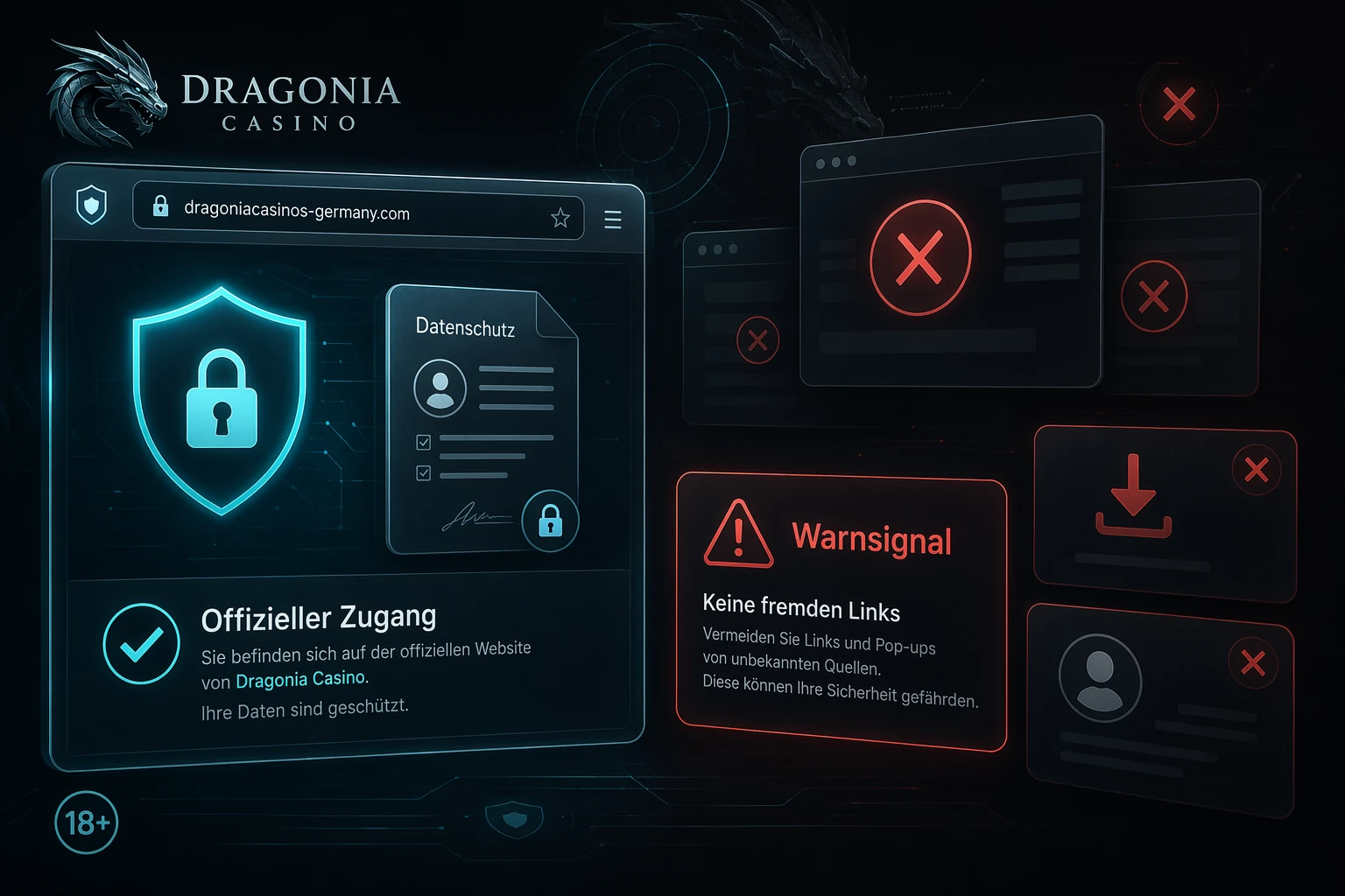 Sicherheit, Datenschutz und mögliche Warnsignale